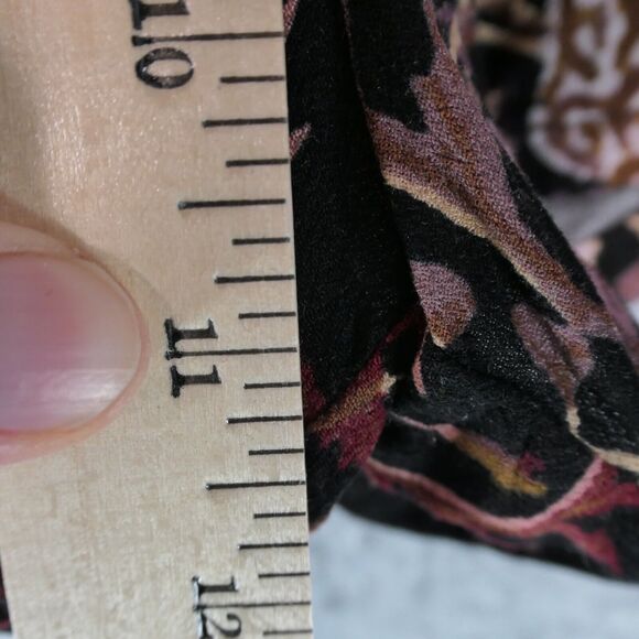 Free People Off Shoulder Romper Womens S Black Floral Low Back Hippie Boho - Picture 16 of 16